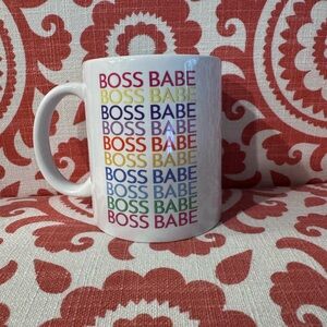 Colorful Boss Babe Mug